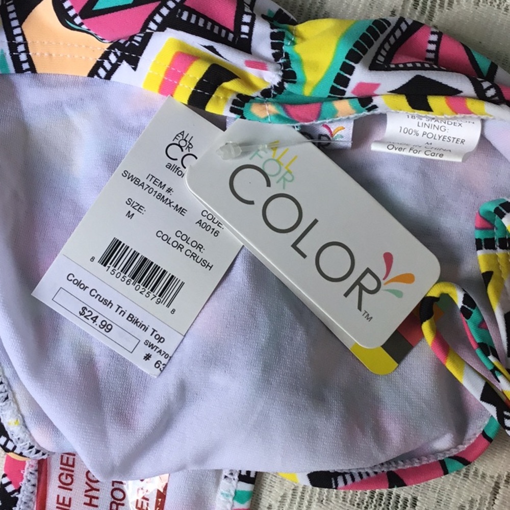 All For Color Crush String Bikini Bottom - Picture 5 of 7